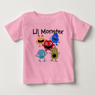 Minhas camisas do bebê T do monstro de Lil