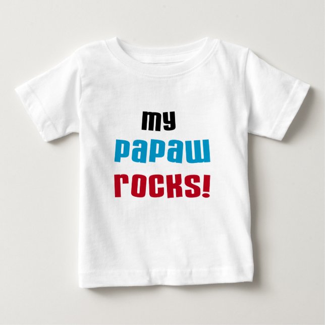 Minhas camisetas e presentes do Papaw Rocks (Frente)