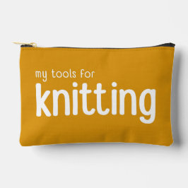 Minhas ferramentas para tricô de notas bolsa