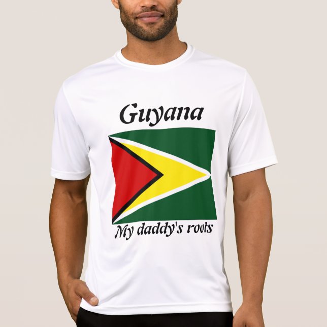 Minhas raízes pais guyana significa t-shirts (Frente)