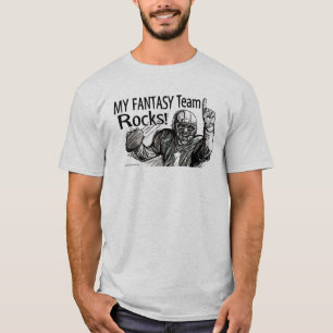 Minhas rochas da equipe da fantasia! T-shirt do