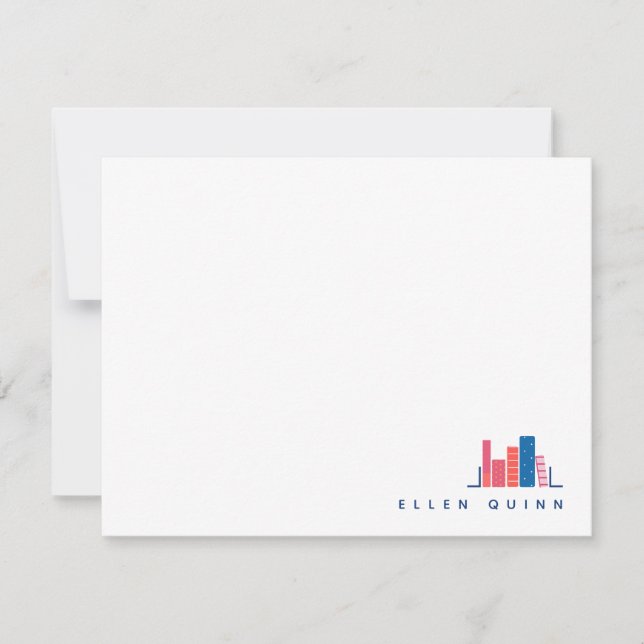 Minhoca em Cartão de Nota Azul (Frente)