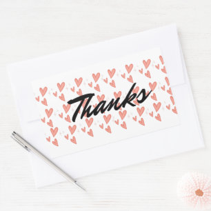 Mini adesivos de coração