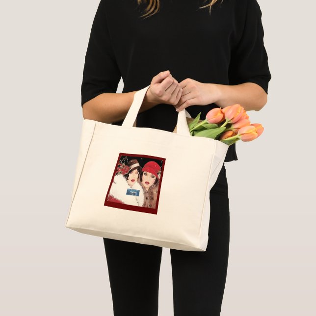 Mini Bolsa Tote 12 Burg(Winter Red 2) RFPMDesigns 2024 (Frente (produto))