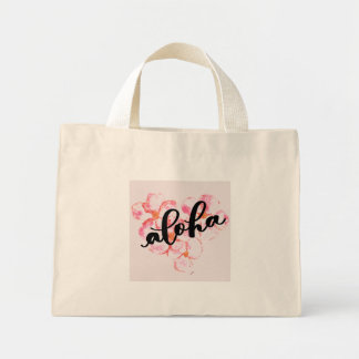 Mini Bolsa Tote Aloha Plumeria