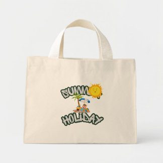 Mini Bolsa Tote com design lindo (férias de verão)
