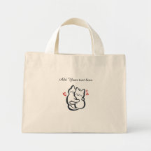 Bolsa Tote da Mãe Amante de Gatos para Mulheres