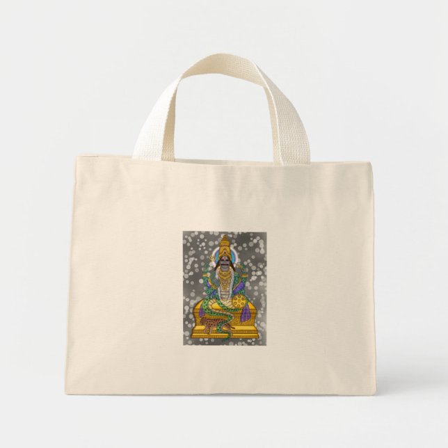 Mini Bolsa Tote do Senhor Rahu (Frente)