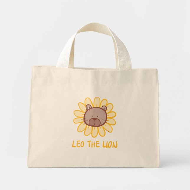 Mini Bolsa Tote Leo o Leão (Frente)