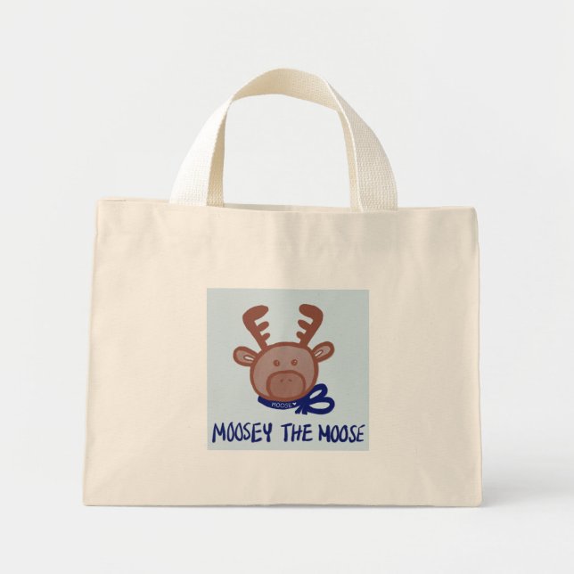 Mini Bolsa Tote Moosey o Alce (Frente)