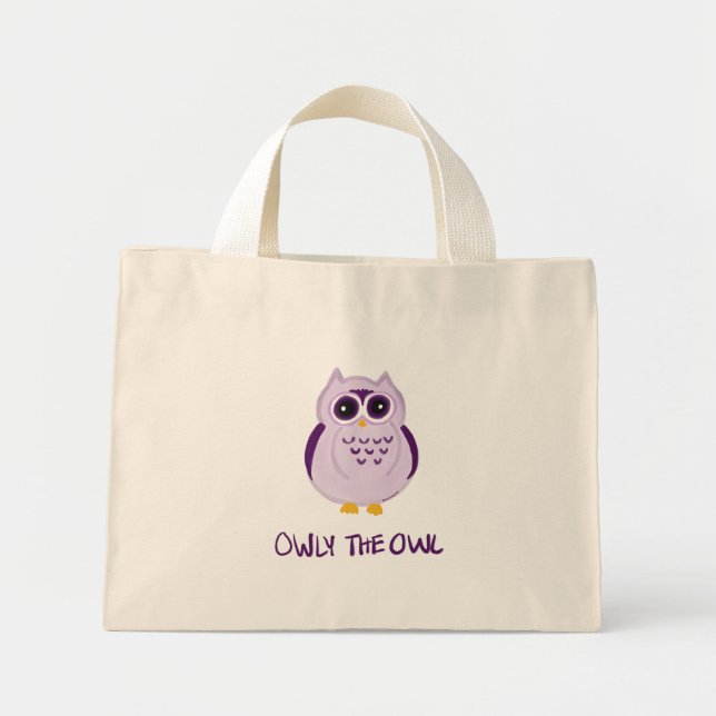 Mini Bolsa Tote Owly a Coruja (Frente)