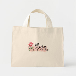Mini Bolsa Tote Rosa Rosa Journey Alegre – para Noivas