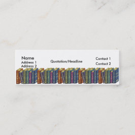 Mini Bookmarkers magros do cartão de visita da loja das