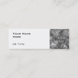 Mini Branco magro do lado cartão de visita do Molten