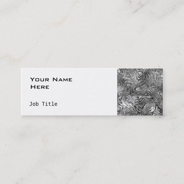 Mini Branco magro do lado cartão de visita do Molten (Frente)