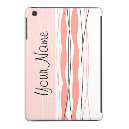 Mini caixa iPad Vertical com Nome Rosa de Faixa At