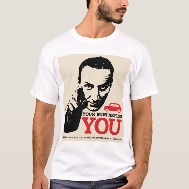 Mini camisa clássica de T (Frente)