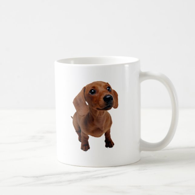 Mini caneca do Dachshund (Direita)