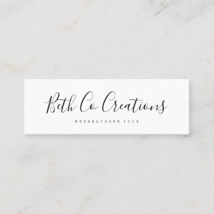 Mini cartão de visita