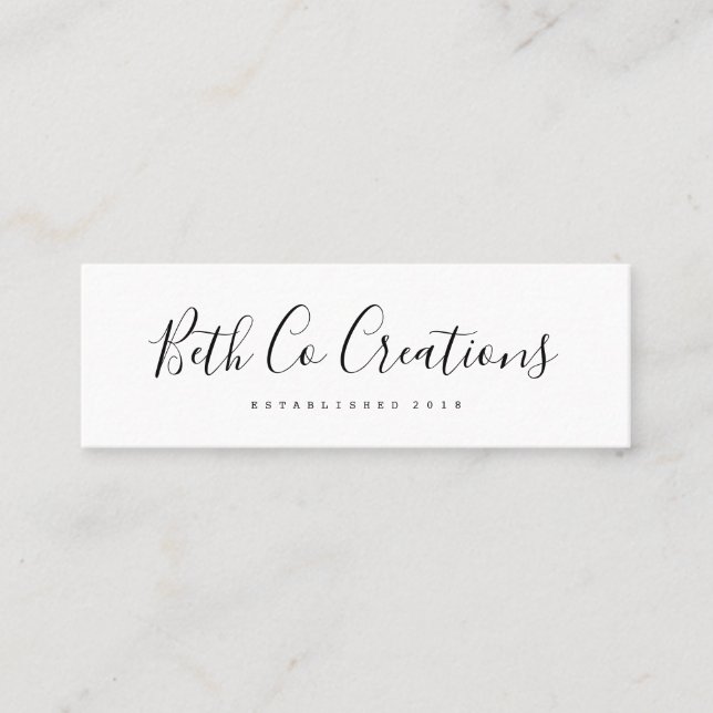 Mini cartão de visita (Frente)