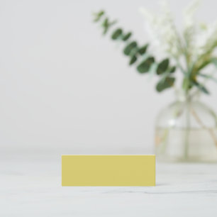 Mini Cartão de Visita Amarelo Suave e Aconchegante