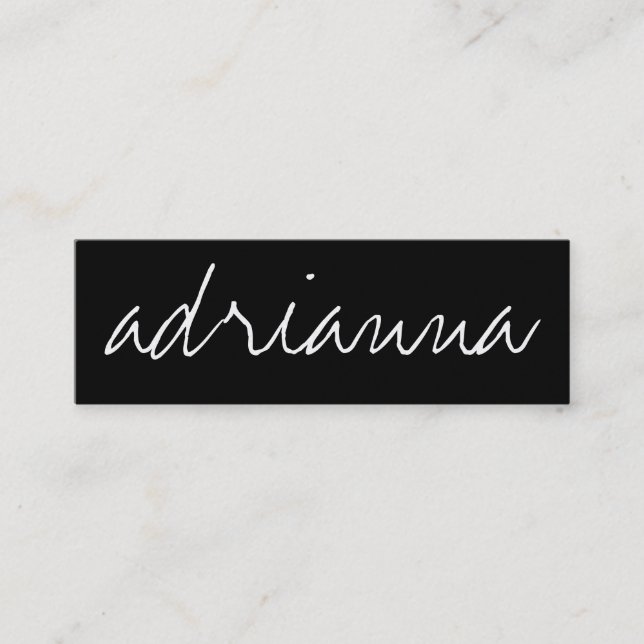 Mini Cartão de visita conhecido de 311 costumes (Frente)