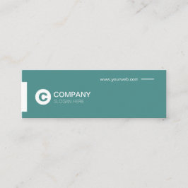 Mini cartão de visita da cerceta moderna