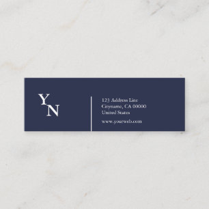 Mini cartão de visita da disposição profissional