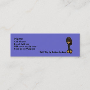 Mini Cartão de visita da menina de Lil Emo