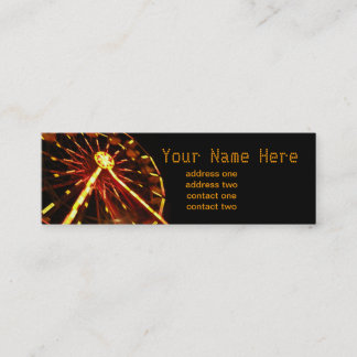 Mini Cartão de visita da roda de Ferris