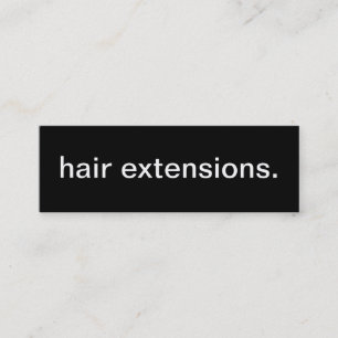 Mini Cartão de visita das extensões do cabelo