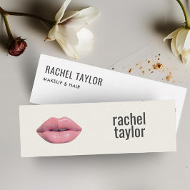 Mini Cartão de visita de ativação dinâmica 3D rosa