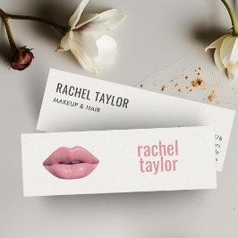 Mini Cartão de visita de ativação dinâmica 3D rosa