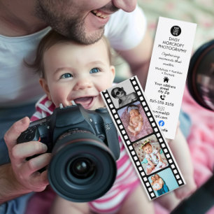 Mini Cartão de Visita de Fotógrafo de Bebê Família Faix
