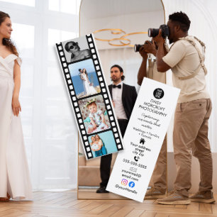 Mini Cartão de Visita de Fotógrafo de Casamento em Faix