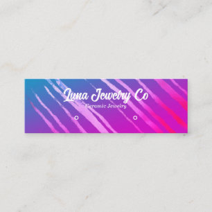 Mini Cartão de visita de Joalharia de distribuição metá