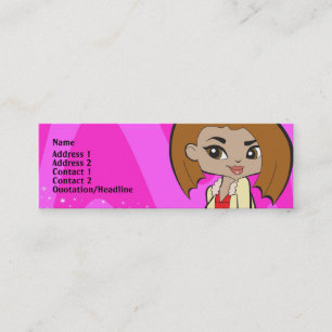 Mini Cartão de visita de Leo