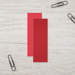 Mini Cartão de visita De Meia Textura Vermelha De Tomat