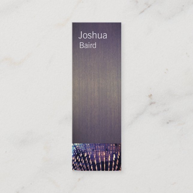 Mini Cartão de visita de Músico Hip (Frente)