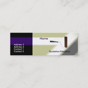 Mini Cartão de visita de pintura