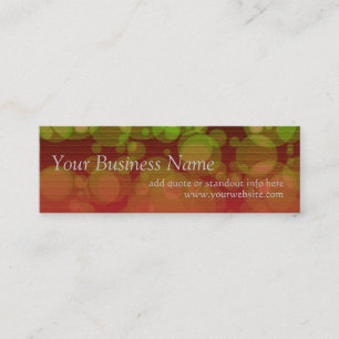 Mini Cartão de visita de Redtown v2