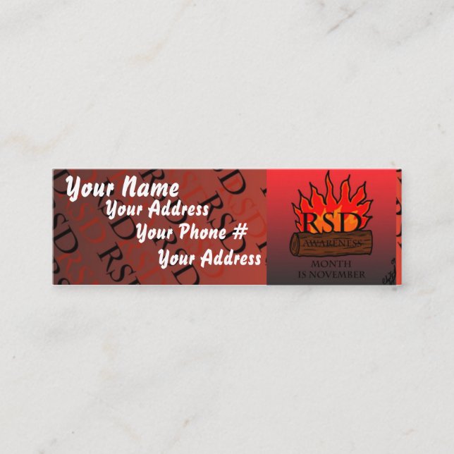 Mini Cartão de visita de RSD (Frente)