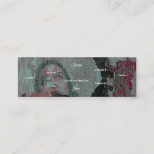 Mini Cartão de visita do artista - customizável