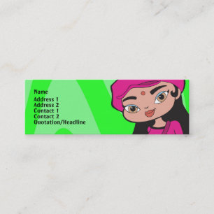 Mini Cartão de visita do Capricórnio