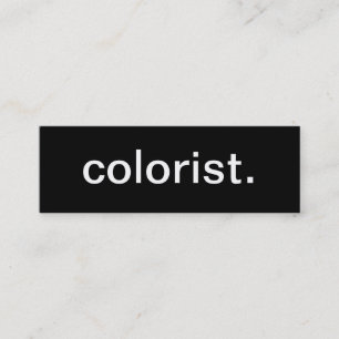 Mini Cartão de visita do Colorist