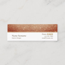 Mini cartão de visita do desenhista minimalista do