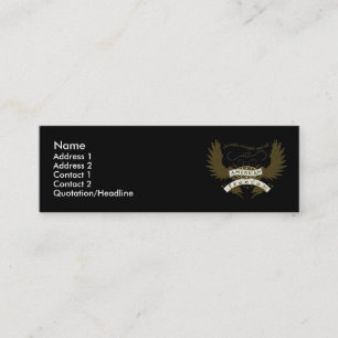 Mini Cartão de visita do design do esforço