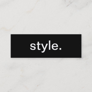 Mini Cartão de visita do estilo