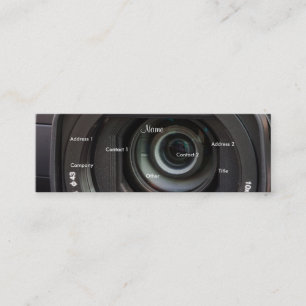 Mini Cartão de visita do fotógrafo - customizável
