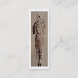 Mini Cartão de visita do manequim